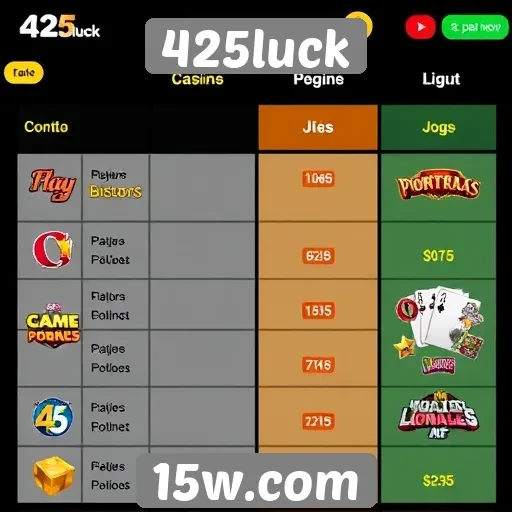 Comparação de jogos populares disponíveis na plataforma