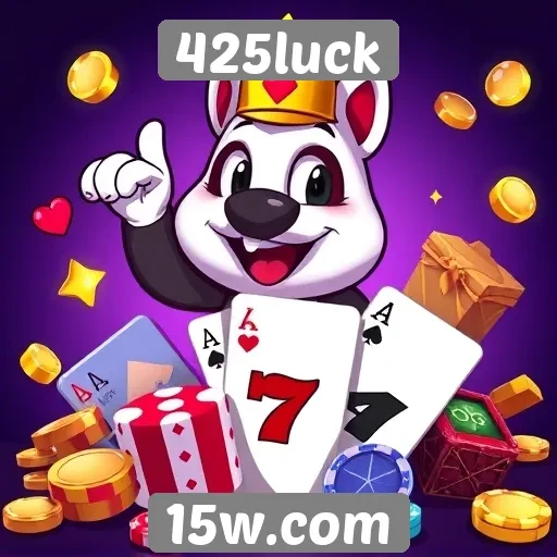 Variedade de jogos disponíveis no 425luck